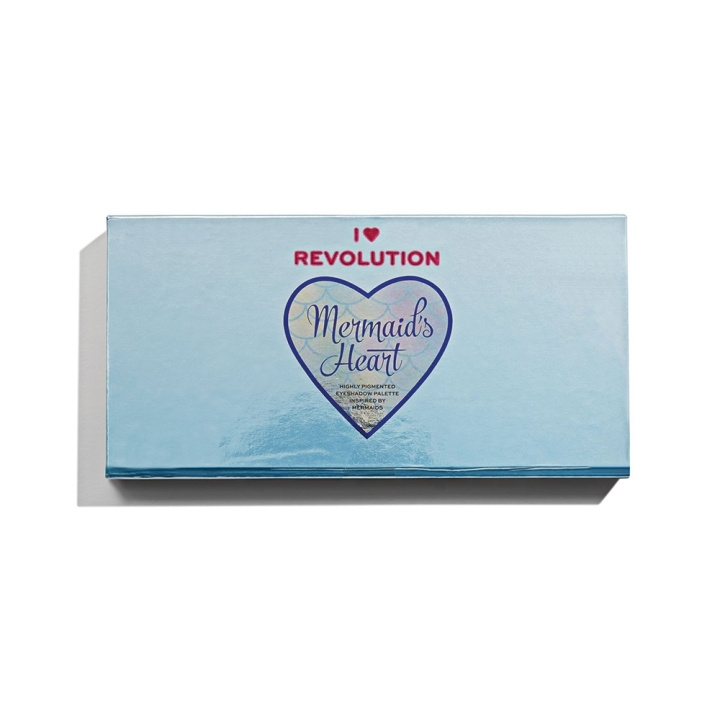 Makeup Revolution I Heart Revolution Mermaid Heart Palette in the group BEAUTY & HEALTH / Makeup / Eyes & Eyebrows / Eye shadows at TP E-commerce Nordic AB (C37717)