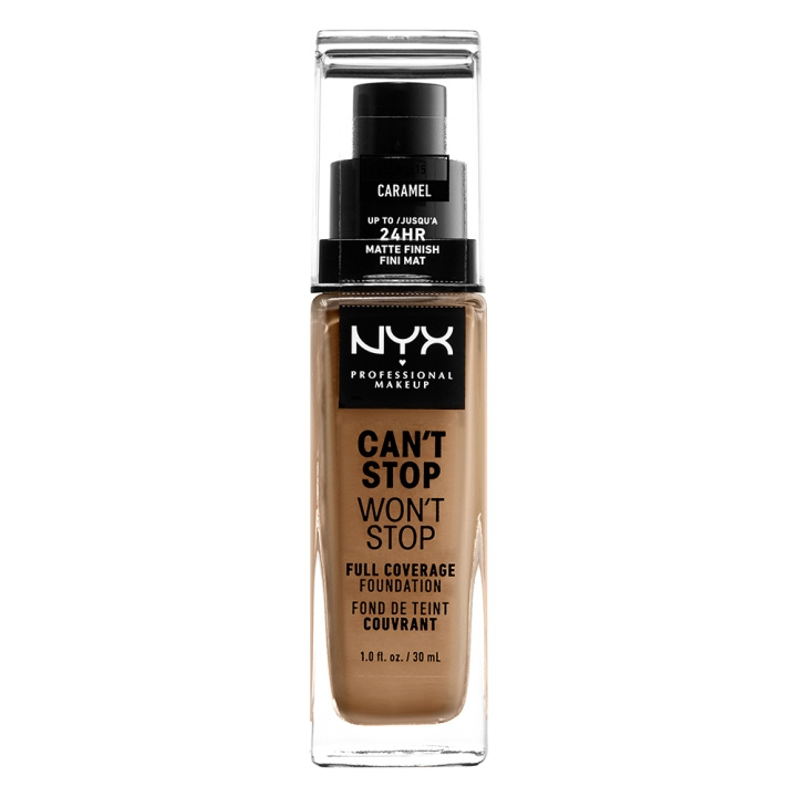 NYX PROF. MAKEUP Can\'t Stop Won\'t Stop Foundation - Caramel in the group BEAUTY & HEALTH / Makeup / Facial makeup / Foundation at TP E-commerce Nordic AB (C37723)