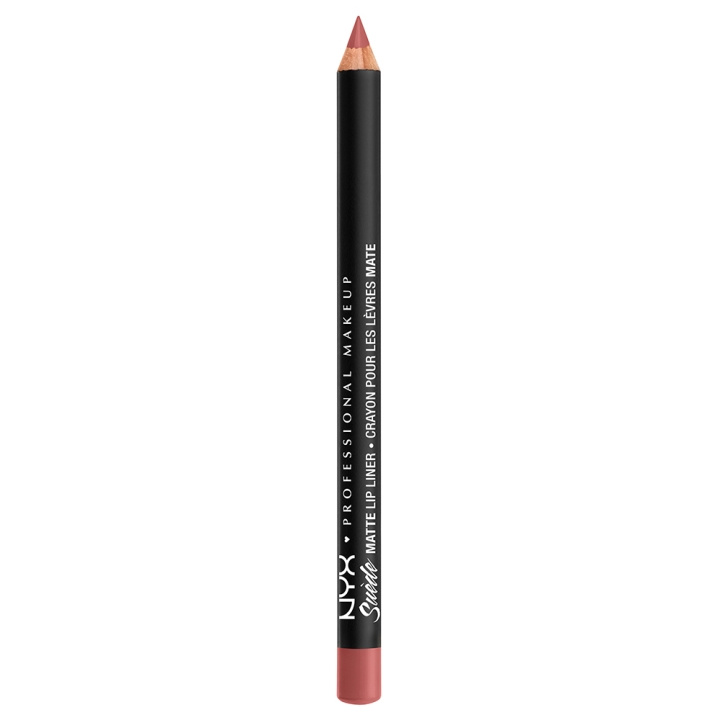 NYX PROF. MAKEUP Suede Matte Lip Liner - Brunch Me in the group BEAUTY & HEALTH / Makeup / Lips / Lip liner at TP E-commerce Nordic AB (C37725)