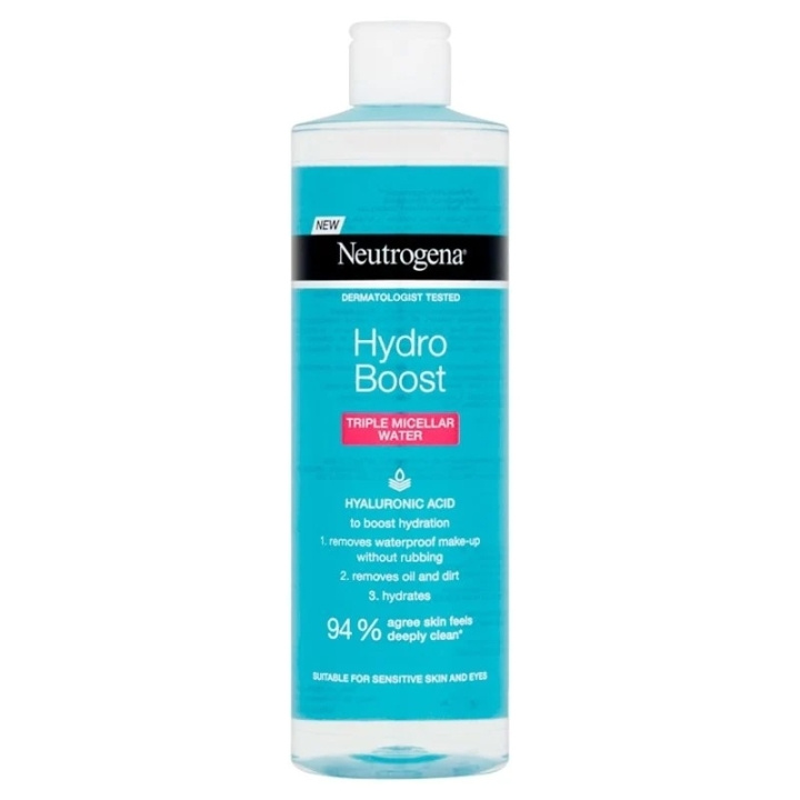 Neutrogena Hydro Boost Triple Micellar Water 400ml in the group BEAUTY & HEALTH / Skin care / Face / Cleaning at TP E-commerce Nordic AB (C37748)