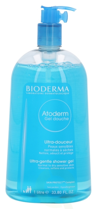 Bioderma Atoderm Ultra-Gentle Shower Gel 1 litre in the group BEAUTY & HEALTH / Skin care / Body health / Bath & Shower gels at TP E-commerce Nordic AB (C37801)
