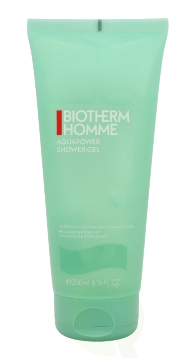 Biotherm Homme Aquapower Shower Gel 200 ml in the group BEAUTY & HEALTH / Skin care / Body health / Bath & Shower gels at TP E-commerce Nordic AB (C37809)