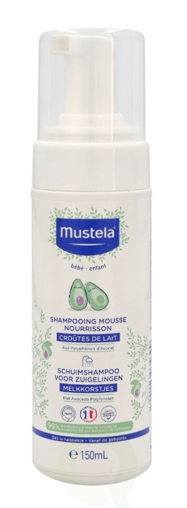 Mustela Foam Shampoo For Newborns 150 ml in the group BEAUTY & HEALTH / Hair & Styling / Hair care / Schampoo at TP E-commerce Nordic AB (C37949)