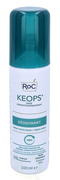 ROC Keops Deo Spray - Fresh 100 ml in the group BEAUTY & HEALTH / Fragrance & Perfume / Deodorants / Deodorant for men at TP E-commerce Nordic AB (C37980)