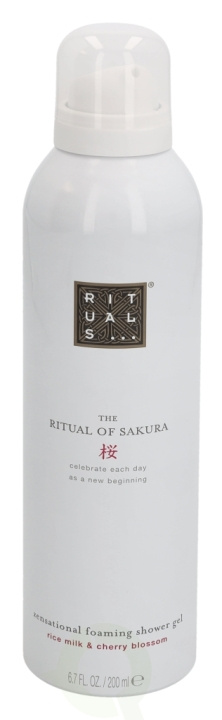 Rituals Sakura Zensational Foaming Shower Gel 200 ml in the group BEAUTY & HEALTH / Skin care / Body health / Bath & Shower gels at TP E-commerce Nordic AB (C37990)