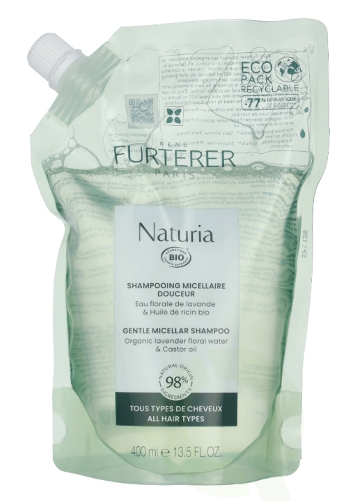 Rene Furterer Naturia Gentle Micellar Shampoo - Refill 400 ml in the group BEAUTY & HEALTH / Hair & Styling / Hair care / Schampoo at TP E-commerce Nordic AB (C38217)