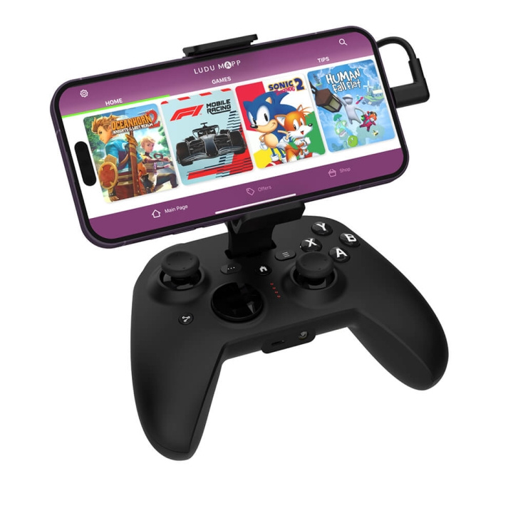 RIOTPWR iOS Black Cloud Gaming Controller Black in the group HOME ELECTRONICS / Game consoles & Accessories / Other games at TP E-commerce Nordic AB (C38314)