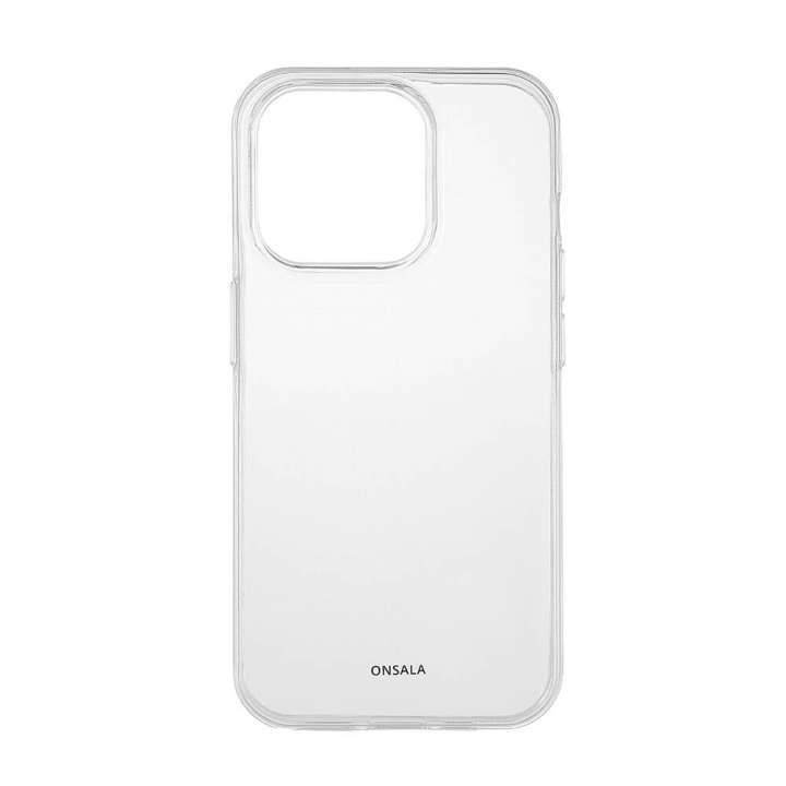 Onsala Phone Case Recycled TPU Transparent - iPhone 15 Pro in the group SMARTPHONE & TABLETS / Phone cases / Apple / iPhone 15 at TP E-commerce Nordic AB (C38334)