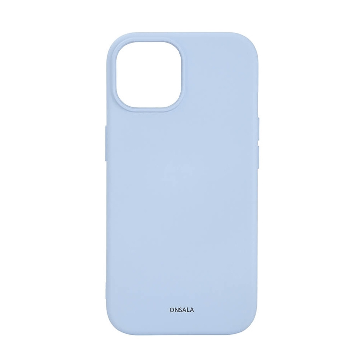 Onsala Phone Case with Silicone Feel MagSeries Light Blue - iPhone 15 in the group SMARTPHONE & TABLETS / Phone cases / Apple / iPhone 15 at TP E-commerce Nordic AB (C38347)