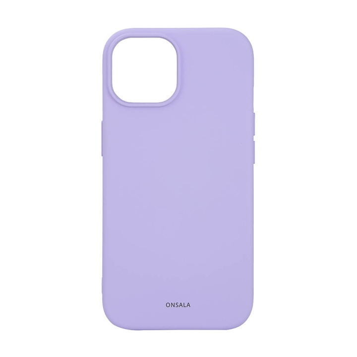 Onsala Phone Case with Silicone Feel MagSeries Purple - iPhone 15 in the group SMARTPHONE & TABLETS / Phone cases / Apple / iPhone 15 at TP E-commerce Nordic AB (C38351)