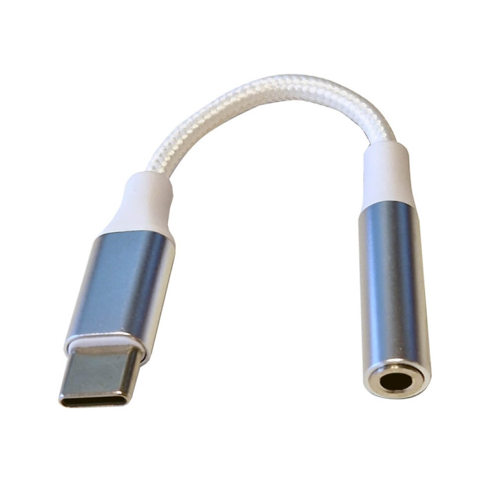 Gear Adapter Audio USB-C to 3.5 mm Stereo White in the group HOME ELECTRONICS / Cables & Adapters / Audio analog / Adapters at TP E-commerce Nordic AB (C38354)