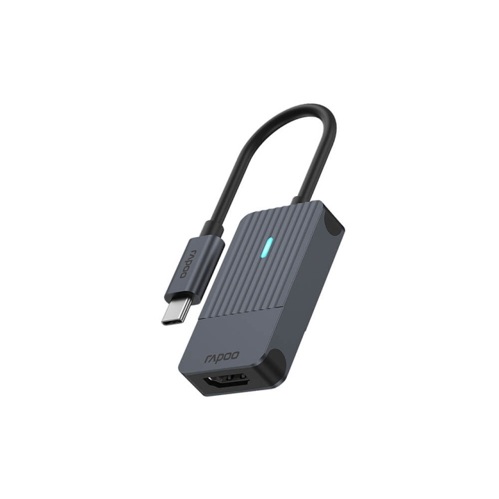 Rapoo USB-C Adapter UCA-1004 USB-C to HDMI Adapter in the group COMPUTERS & PERIPHERALS / Computer cables / USB / USB-C at TP E-commerce Nordic AB (C38378)