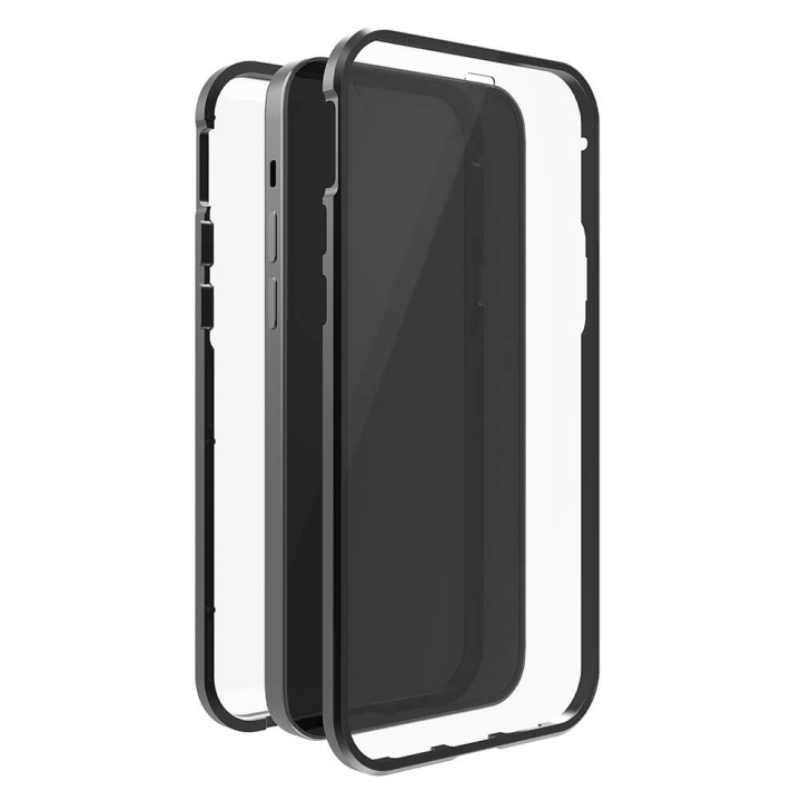 BLACK ROCK 360° Phone Case Glass iPhone 14 Transp/Black in the group SMARTPHONE & TABLETS / Phone cases / Apple / iPhone 14 at TP E-commerce Nordic AB (C38436)
