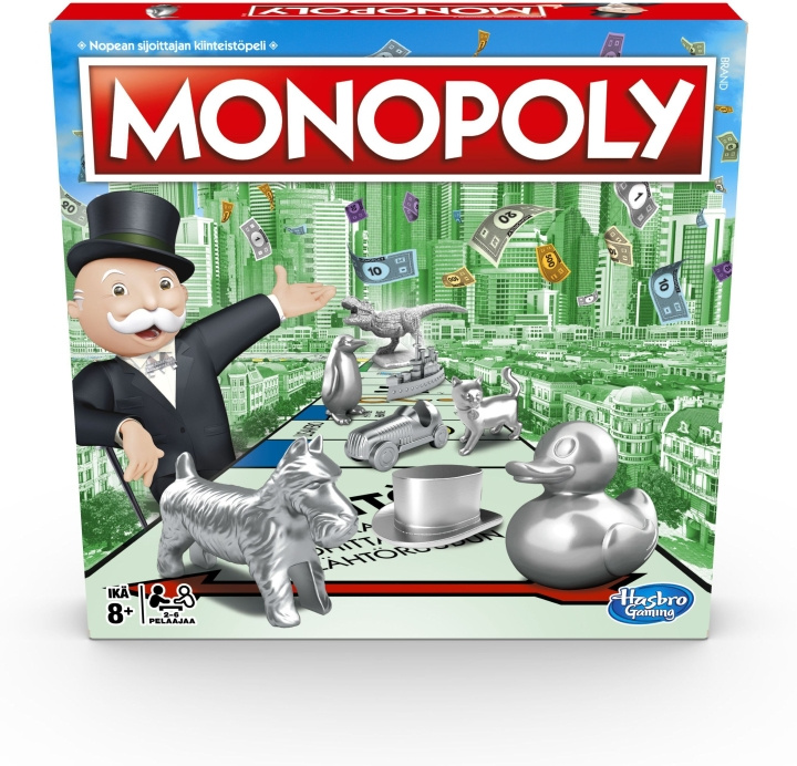 Hasbro Monopol Classic brädspel FI in the group TOYS, KIDS & BABY PRODUCTS / Toys / Board games / Family Games at TP E-commerce Nordic AB (C38454)
