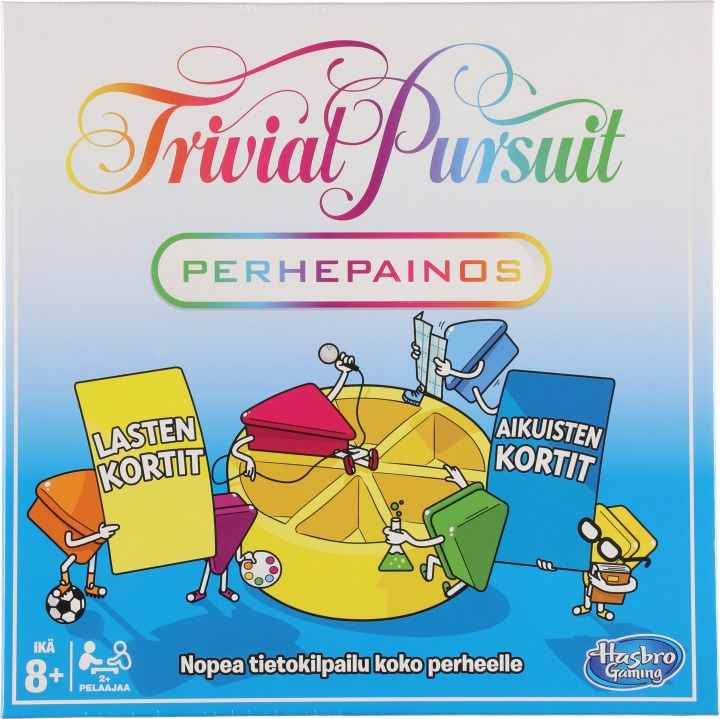 Hasbro Trivial Pursuit Family Edition triviaspel, 2017 FI in the group TOYS, KIDS & BABY PRODUCTS / Games / Board games at TP E-commerce Nordic AB (C38456)