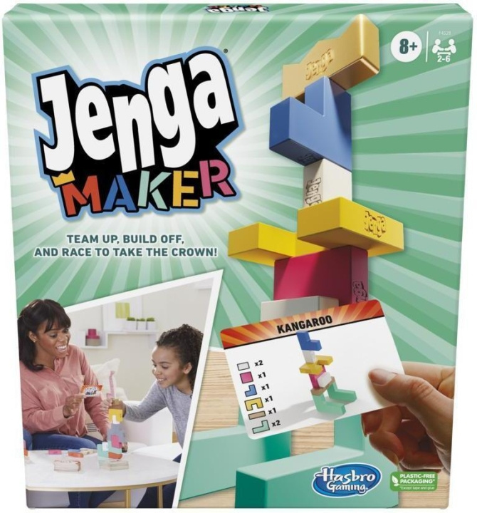 Hasbro Jenga Maker-spel, FI in the group TOYS, KIDS & BABY PRODUCTS / Toys / Board games / Family Games at TP E-commerce Nordic AB (C38489)