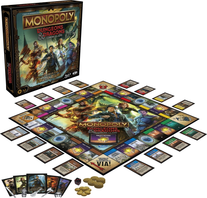 Hasbro Gaming Monopoly Dungeons and Dragons brädspel, EN in the group TOYS, KIDS & BABY PRODUCTS / Toys / Board games / Family Games at TP E-commerce Nordic AB (C38502)