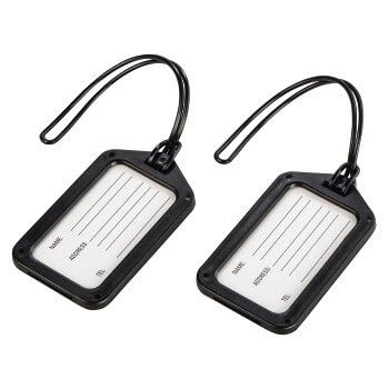 Hama Luggage Tag 2-pack Black in the group Sport, leisure & Hobby / Travel accessories / Other at TP E-commerce Nordic AB (C38515)