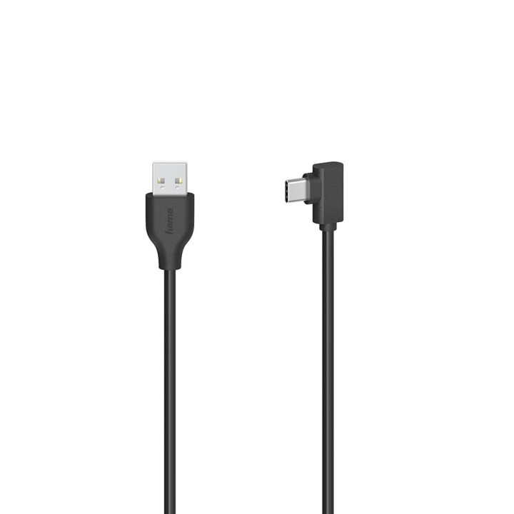 Hama Cable USB-C to USB-A USB 2.0 480 Mbit/s Black in the group COMPUTERS & PERIPHERALS / Computer cables / USB / USB-C at TP E-commerce Nordic AB (C38583)