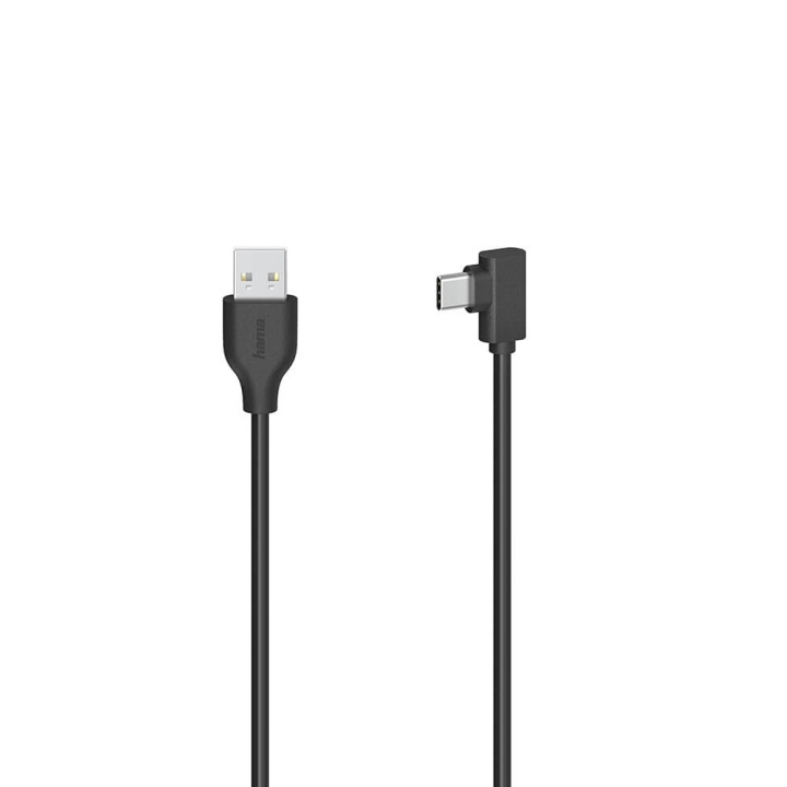 Hama Cable USB-C to USB-A USB 2.0 480 Mbit/s Black in the group COMPUTERS & PERIPHERALS / Computer cables at TP E-commerce Nordic AB (C38583)