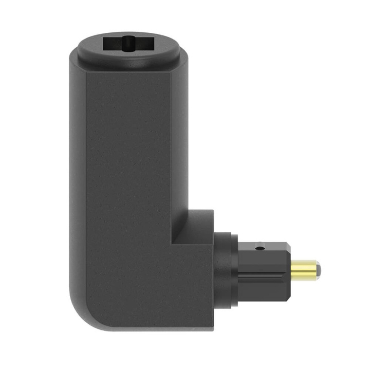 Hama Adapter ODT Toslink Plug To Socket Angled in the group HOME ELECTRONICS / Cables & Adapters / Audio Digital at TP E-commerce Nordic AB (C38595)