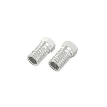 Hama F-Plug 5.5mm 2-pack in the group HOME ELECTRONICS / Audio & Picture / TV & Accessories / Antennas & Accessories at TP E-commerce Nordic AB (C38596)