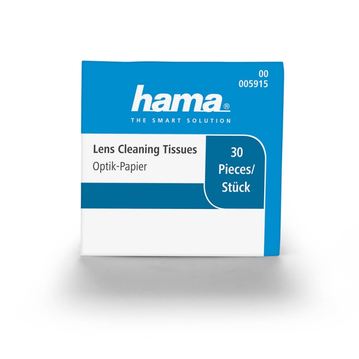 Hama Lens Cleaning Tissues 30 pcs in the group HOME ELECTRONICS / Photo & Video / Photo equipment / Other at TP E-commerce Nordic AB (C38699)