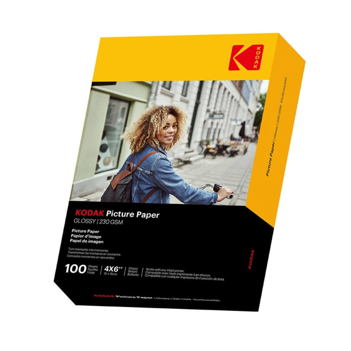 Kodak 10x15cm Glossy Photo Paper 230g/m² 100 Sheets in the group HOME ELECTRONICS / Photo & Video / Photo equipment / Other at TP E-commerce Nordic AB (C38707)
