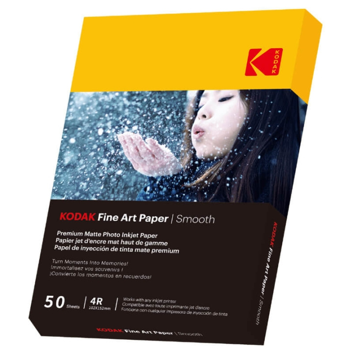 Kodak 10x15cm Matte Smooth Photo Paper 230g/m² 100 Sheets in the group HOME ELECTRONICS / Photo & Video / Photo equipment / Other at TP E-commerce Nordic AB (C38708)