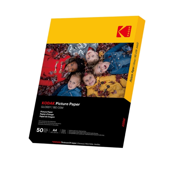 Kodak 21x29,7cm Glossy Photo Paper 180/m² 50 Sheets in the group HOME ELECTRONICS / Photo & Video / Photo equipment / Other at TP E-commerce Nordic AB (C38712)