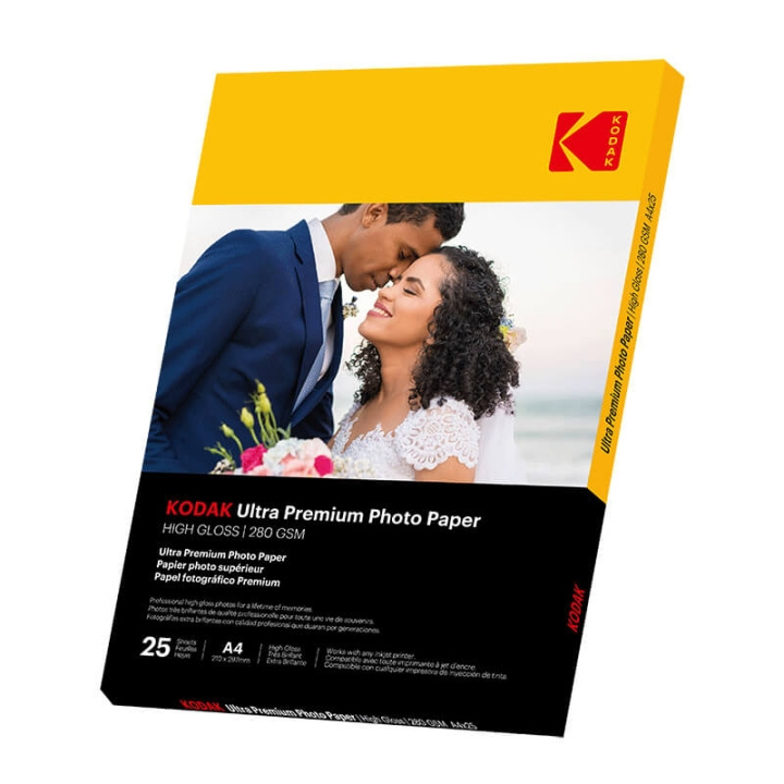 Kodak 21x29,7cm Glossy Photo Paper 280/m² 25 Sheets in the group HOME ELECTRONICS / Photo & Video / Photo equipment / Other at TP E-commerce Nordic AB (C38713)
