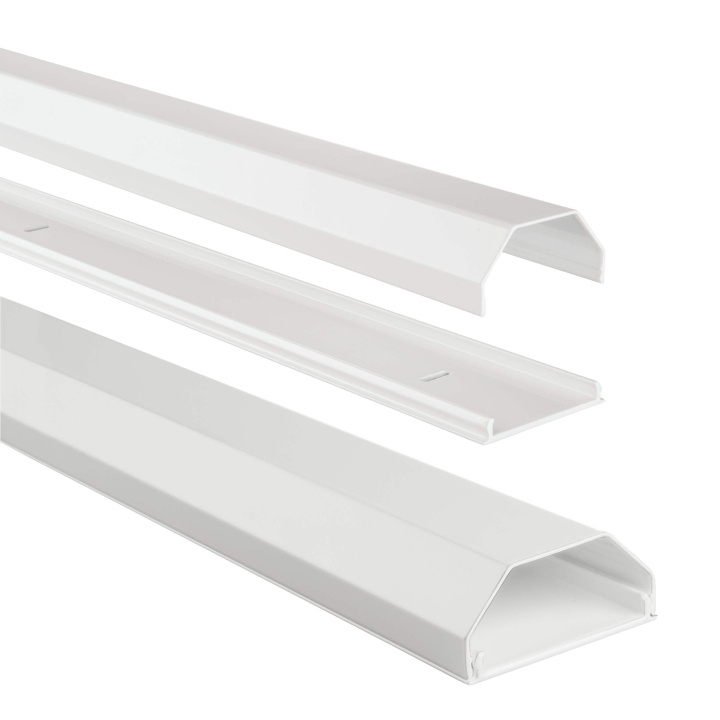Hama Kabelkanal Aluminium 110/5/2.6 cm Vit in the group HOME ELECTRONICS / Cables & Adapters / Kable management at TP E-commerce Nordic AB (C38727)