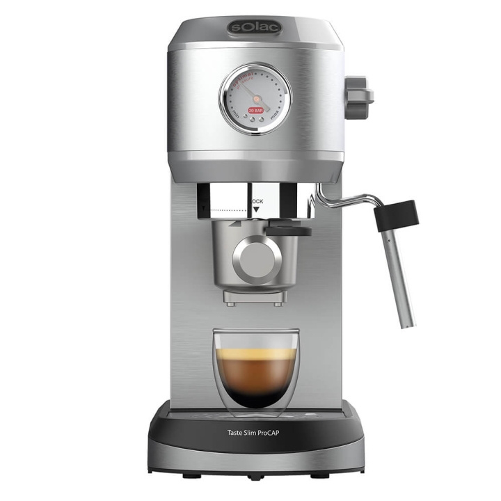 Solac Espresso Maker Taste Slim Pro Cap in the group HOME, HOUSEHOLD & GARDEN / Household appliances / Coffee makers and accessories / Espresso Machines at TP E-commerce Nordic AB (C38764)