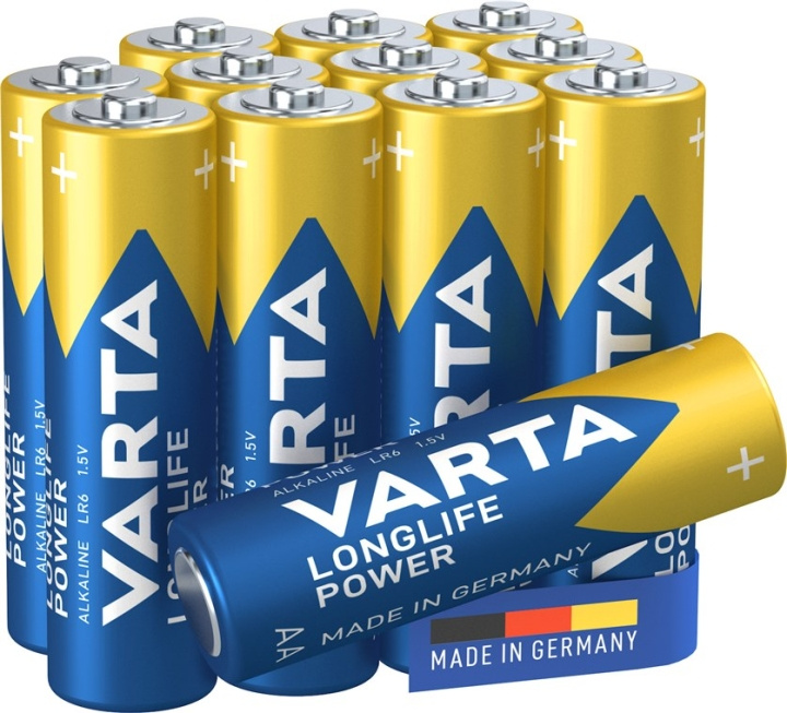Varta LR6/AA (Mignon) (4906) Battery, 12 pcs. box alkaline manganese battery, 1.5 V in the group HOME ELECTRONICS / Batteries & Chargers / Batteries / AA at TP E-commerce Nordic AB (C38868)