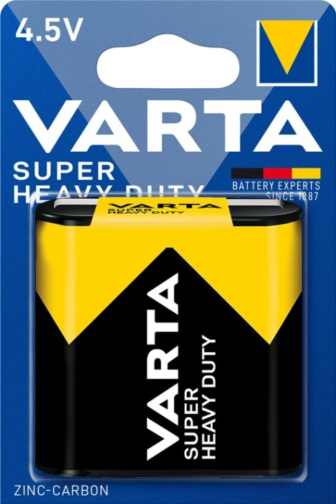 Varta 3R12/Flat (2012) Battery, 1 pc. blister zinc-Carbon Battery, 4.5 V in the group HOME ELECTRONICS / Batteries & Chargers / Batteries / Other at TP E-commerce Nordic AB (C38882)