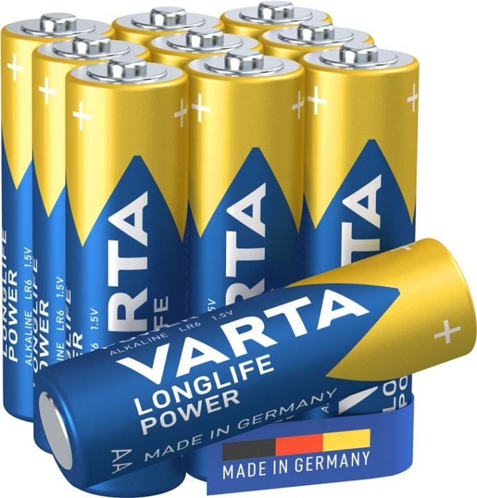 Varta LR6/AA (Mignon) (4906) Battery, 10 pcs. blister alkaline manganese battery, 1.5 V in the group HOME ELECTRONICS / Batteries & Chargers / Batteries / AA at TP E-commerce Nordic AB (C38887)