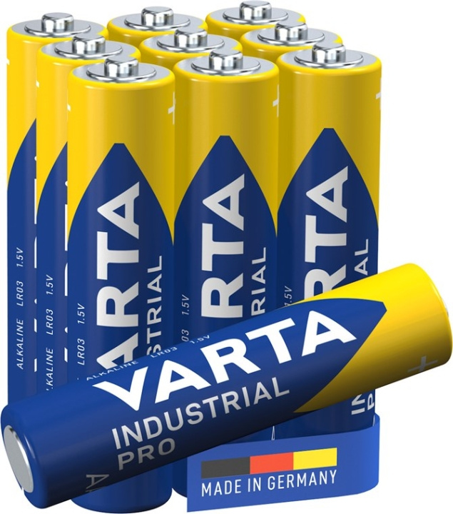 Varta LR03/AAA (Micro) (4003) Battery, 10 pcs. box alkaline manganese battery, 1.5 V in the group HOME ELECTRONICS / Batteries & Chargers / Batteries / AAA at TP E-commerce Nordic AB (C38898)
