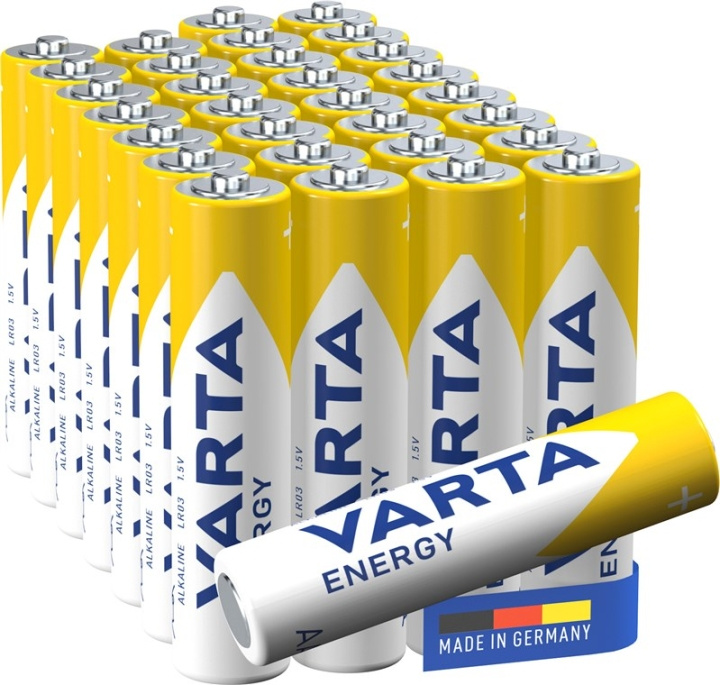 Varta LR03/AAA (Micro) (4103) Battery, 30 pcs. in blister alkaline manganese battery, 1.5 V in the group HOME ELECTRONICS / Batteries & Chargers / Batteries / AAA at TP E-commerce Nordic AB (C38899)