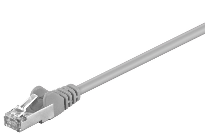 Goobay CAT 5e Patch Cable, F/UTP, grey copper-clad aluminium wire (CCA) in the group COMPUTERS & PERIPHERALS / Computer cables / Network cables / Cat5e at TP E-commerce Nordic AB (C38936)