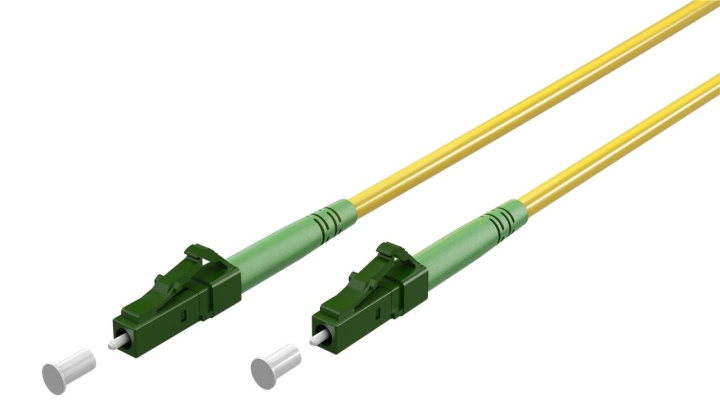 Goobay Fibre-optic Cable (FTTH), Singlemode (OS2) Yellow,(Simplex) optical fibre (FOC), LC-APC (8°) male > LC-APC (8°) male, halogen-free cable sheath (LSZH) in the group COMPUTERS & PERIPHERALS / Computer cables / Network cables / Fiber cabling at TP E-commerce Nordic AB (C39102)