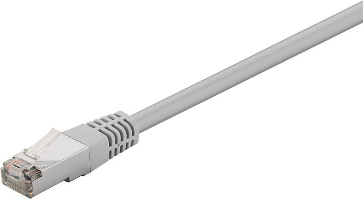 Goobay CAT 5e Patch Cable, F/UTP, grey copper-clad aluminium wire (CCA), without latch protection in the group COMPUTERS & PERIPHERALS / Computer cables / Network cables / Cat5e at TP E-commerce Nordic AB (C39409)