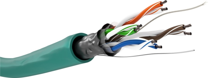 Goobay CAT 5e Network Cable, F/UTP, 100 m, green Copper-clad aluminium wire (CCA), AWG 26/7 (stranded), PVC cable sheath in the group COMPUTERS & PERIPHERALS / Computer cables / Network cables / Cat5e at TP E-commerce Nordic AB (C39584)