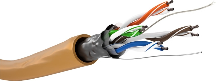 Goobay CAT 5e Network Cable, F/UTP, 100 m, orange Copper-clad aluminium wire (CCA), AWG 26/7 (stranded), PVC cable sheath in the group COMPUTERS & PERIPHERALS / Computer cables / Network cables / Cat5e at TP E-commerce Nordic AB (C39585)
