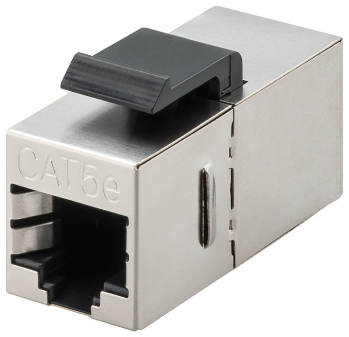 Goobay Keystone Module RJ45 Coupler CAT 5e, STP 15.95 mm wide, 2x RJ45 female (8P8C) in the group COMPUTERS & PERIPHERALS / Computer cables / Network cables / Adapters & Conductor joints at TP E-commerce Nordic AB (C40090)