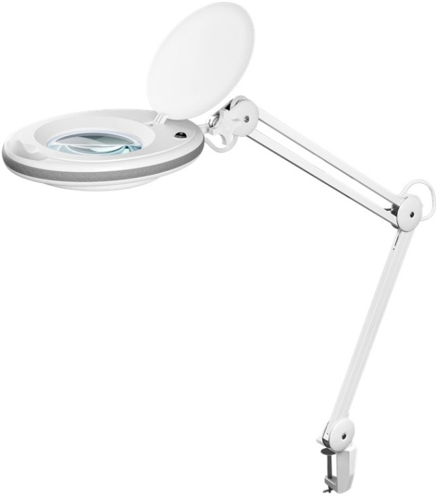 Goobay LED Magnifying Lamp with Clamp, 8 W, white 650 lm, 127 mm glass lens, 1.75x magnification, 3 dioptres in the group HOME, HOUSEHOLD & GARDEN / Tools / Other tools & Accesories at TP E-commerce Nordic AB (C40168)