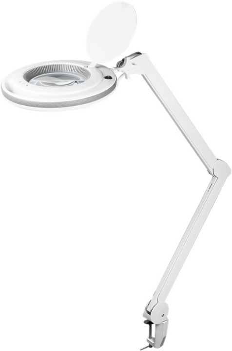 Goobay LED Magnifying Lamp with Clamp, 9 W, white 80-730 lm, dimmable, 127 mm crystal glass lens, 1.75x magnification, 3 dioptres in the group HOME, HOUSEHOLD & GARDEN / Tools / Other tools & Accesories at TP E-commerce Nordic AB (C40169)