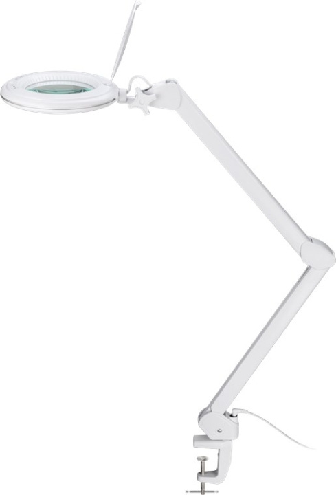 Goobay LED Magnifying Lamp with Clamp, 10 W, white 800 lm, brightness & light colour adjustable, 127 mm glass lens, 1.75x magnification, 3 dioptres in the group HOME, HOUSEHOLD & GARDEN / Tools / Other tools & Accesories at TP E-commerce Nordic AB (C40171)
