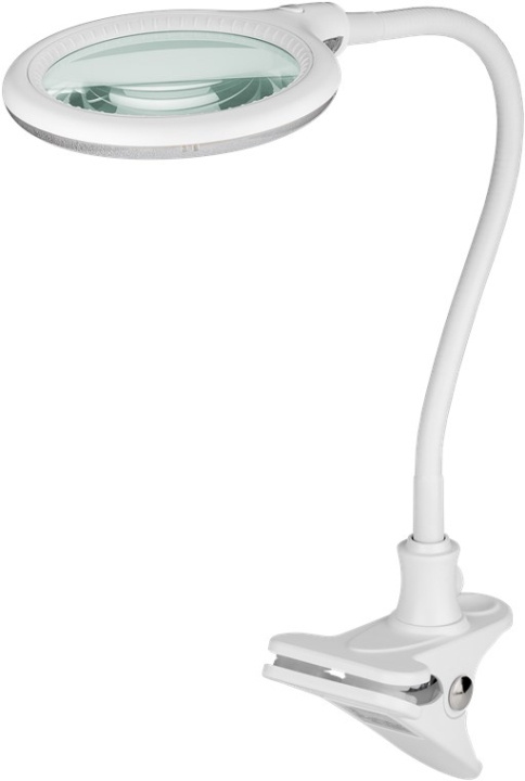 Goobay LED Magnifying Lamp with Clamp, 6 W, white 480 lm, 100 mm glass lens, 1.75x magnification, 3 dioptres in the group HOME, HOUSEHOLD & GARDEN / Tools / Other tools & Accesories at TP E-commerce Nordic AB (C40172)