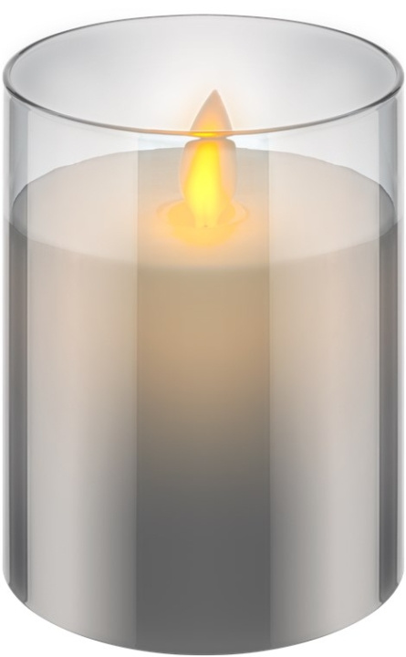 Goobay LED Real Wax Candle in Glass, 7.5 x 10 cm beautiful and safe lighting solution for many areas including homes and loggias, offices or schools in the group HOME ELECTRONICS / Lighting / Other lighting at TP E-commerce Nordic AB (C40174)