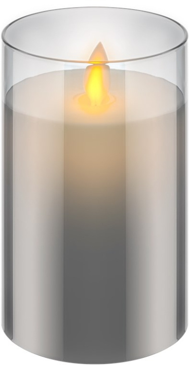 Goobay LED Real Wax Candle in Glass, 7.5 x 12.5 cm beautiful and safe lighting solution for many areas including homes and loggias, offices or schools in the group HOME ELECTRONICS / Lighting / Other lighting at TP E-commerce Nordic AB (C40175)